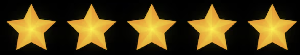 Five out of five stars.